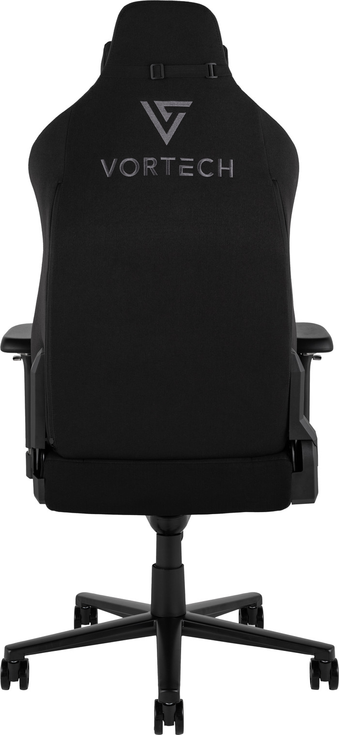Vortech Prestige Gamestoel Zwart achterkant