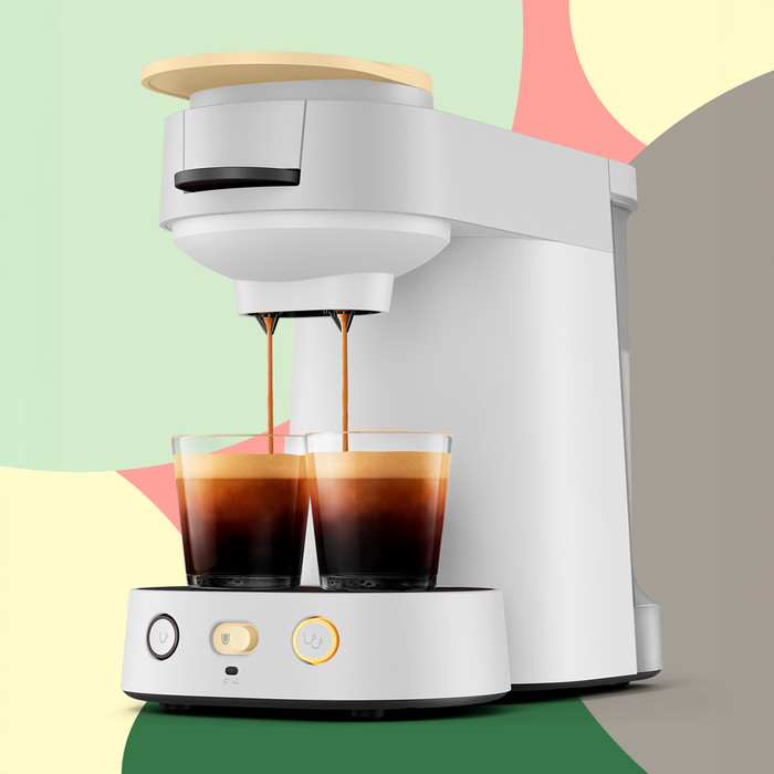 Philips Coffee Pad Machine Senseo Vibe CSA225/50 product in use