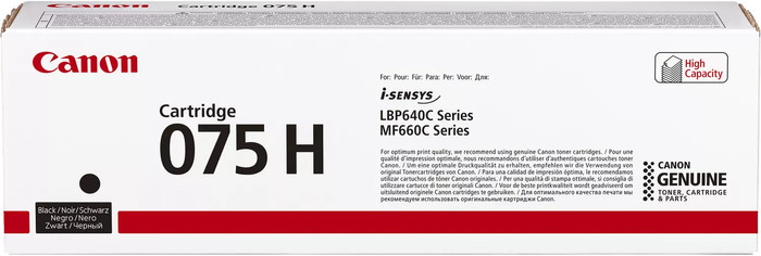 Canon 075H toner zwart Main Image