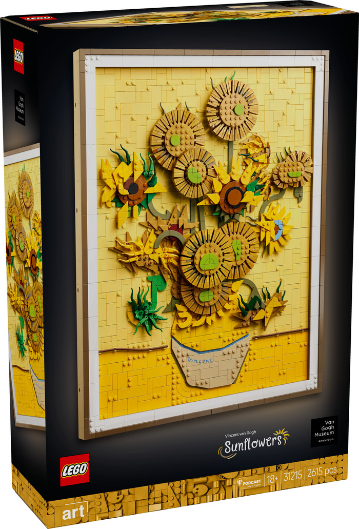 LEGO Art Vincent van Gogh Sunflowers 31215 packaging