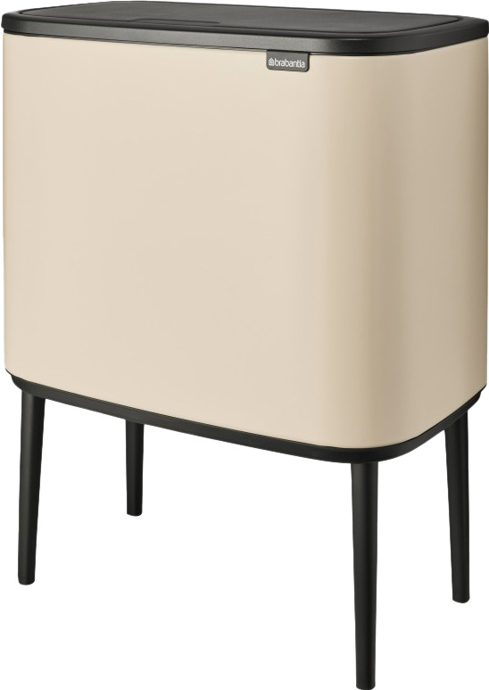 Brabantia Bo Touch Bin Poubelle 3 x 11 Litres Soft Beige arrière
