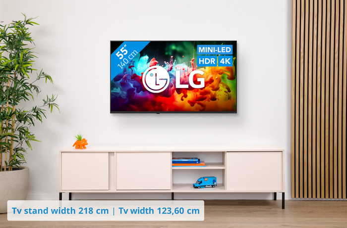 LG Mini-LED 55 inches QNED71 (2026) visual Coolblue 1