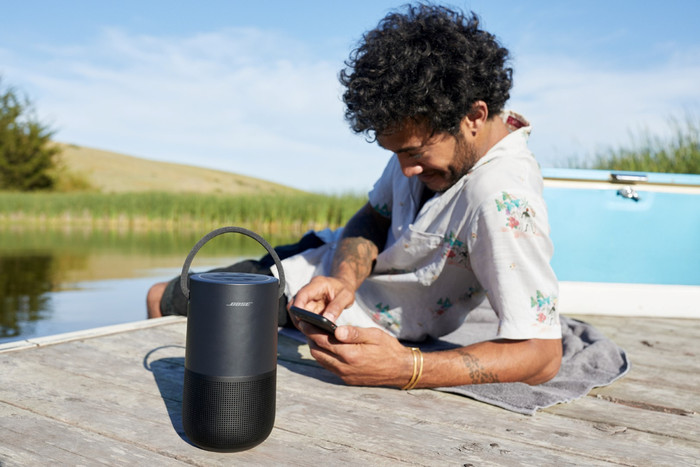 Bose Portable Home Speaker Black product in use