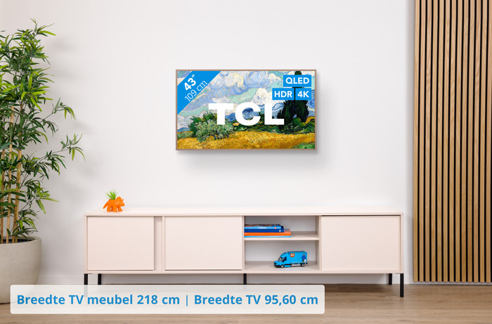 TCL QLED 43" A400 Pro (2026) visual Coolblue 1