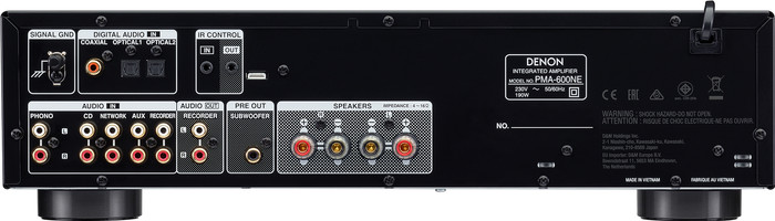 Denon PMA-600NE Noir arrière