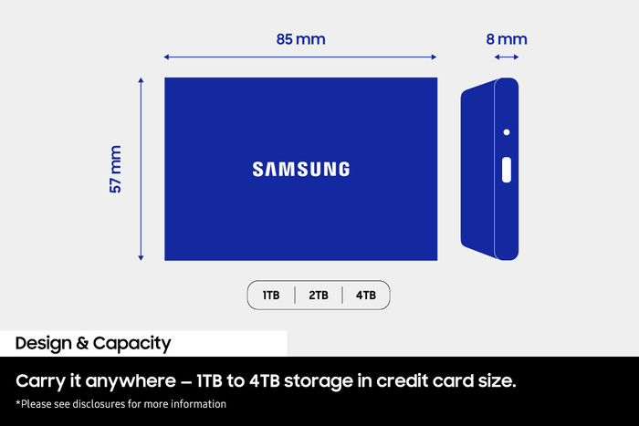Samsung T7 Resurrected Portable SSD 4TB visual leverancier
