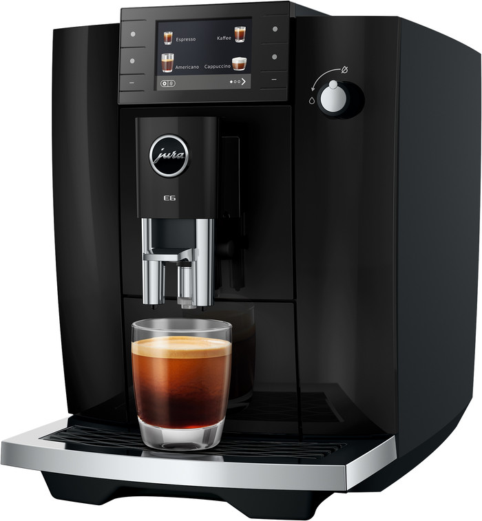 JURA E6 Piano Black (ED) rechterkant