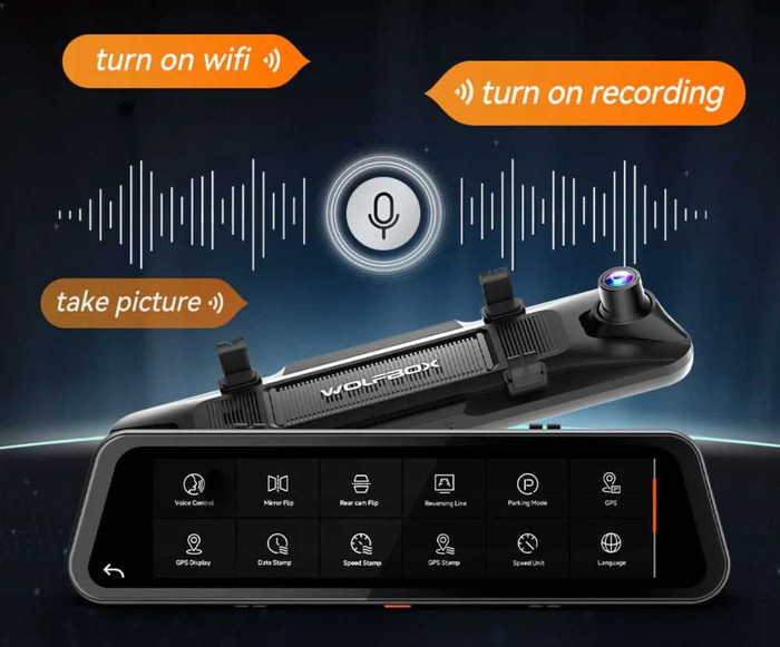 Wolfbox G900 Tripro Bumper 3CH 4K Wifi GPS 256GB product in gebruik