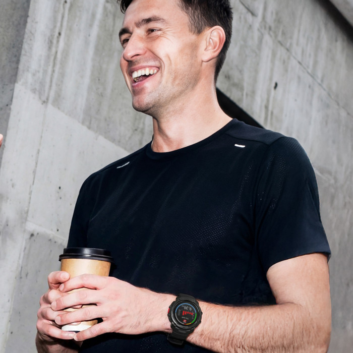 Polar Street X Zwart 45mm product in gebruik