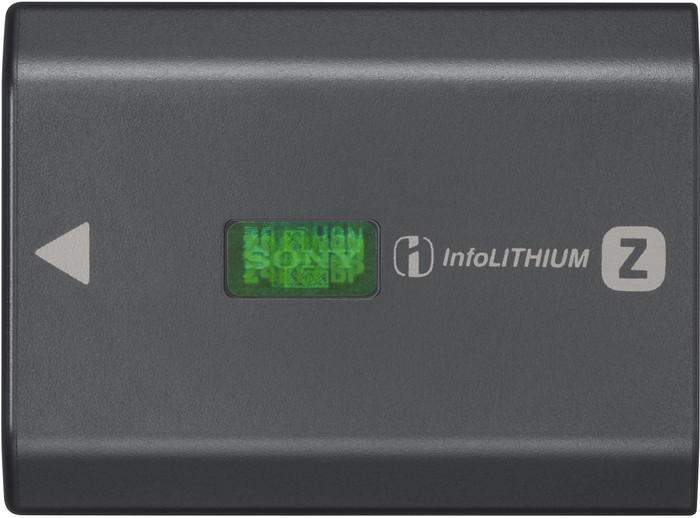 Sony NP-FZ100 bovenkant