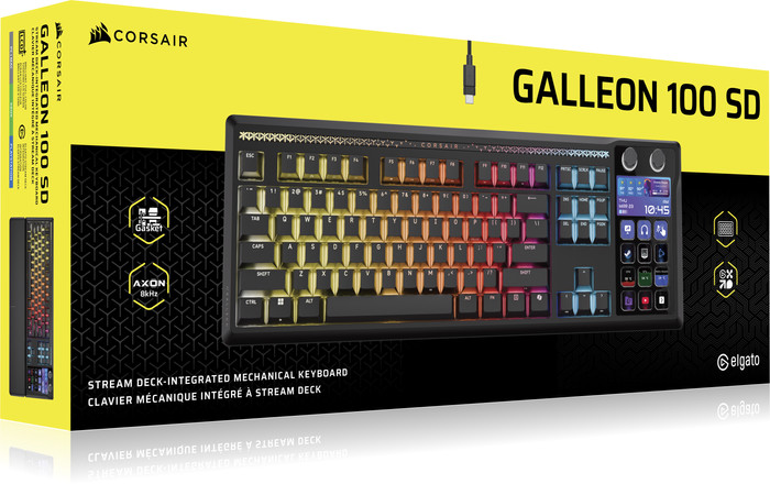 Corsair GALLEON 100 SD Gaming Toetsenbord Azerty verpakking