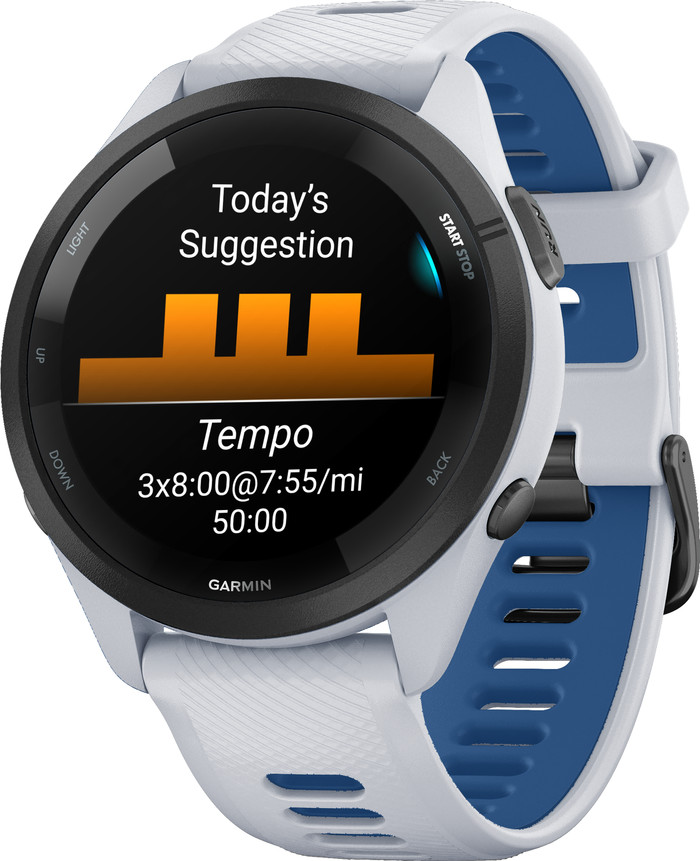 Garmin Forerunner 265 Wit rechterkant