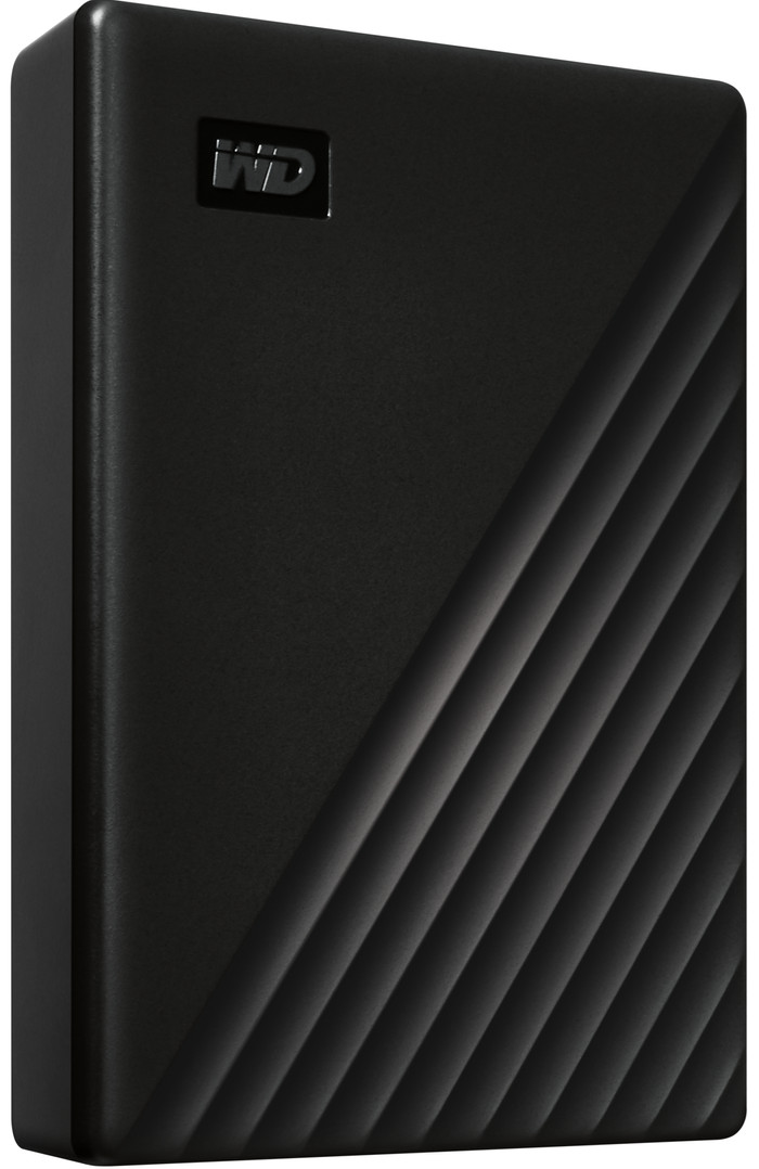 WD My Passport 1TB Black left side