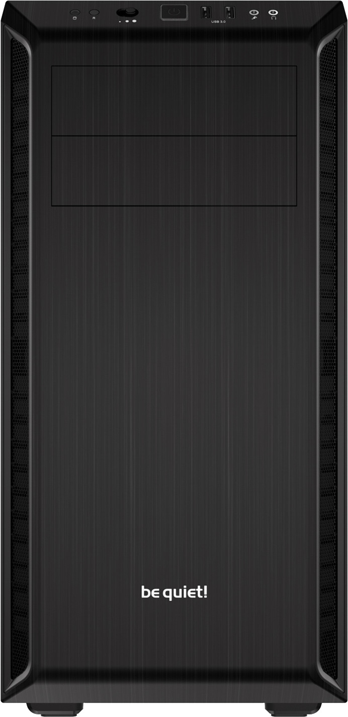 be quiet! PURE BASE 600 Zwart voorkant