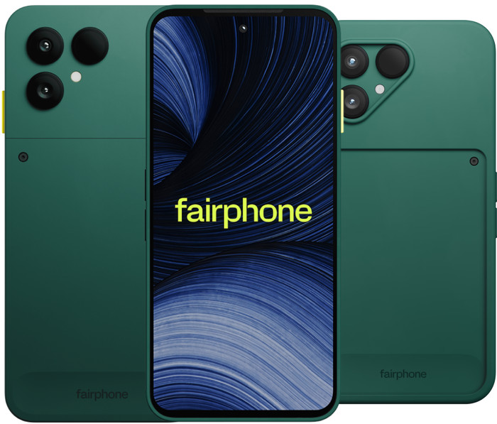 Fairphone 6+ 256GB Groen 5G + Fairphone Back Cover Groen Main Image