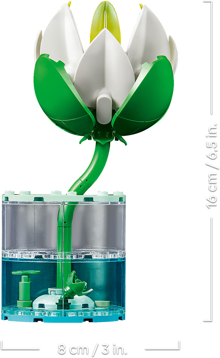 LEGO Botanicals - Les Nénuphars 11511 détail