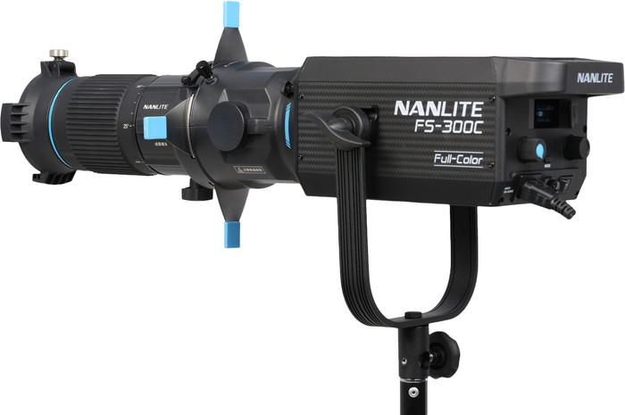 Nanlite Bowens Mount Projection Attachment 25-45 Degrés côté gauche