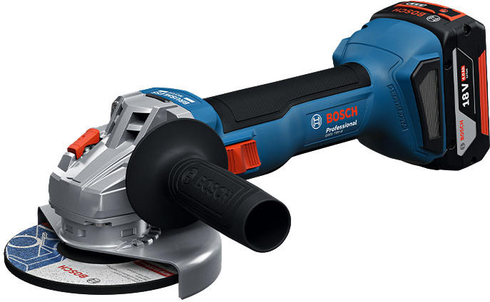 Bosch Professional GBH 18V-22 + GWS 18V-8 Combiset rechterkant
