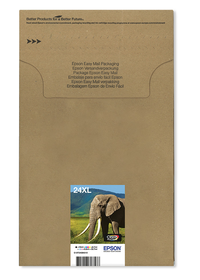 Epson 24XL Cartridges Combo Pack front