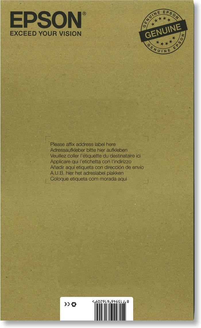 Epson 33XL Cartridges Combo Pack achterkant