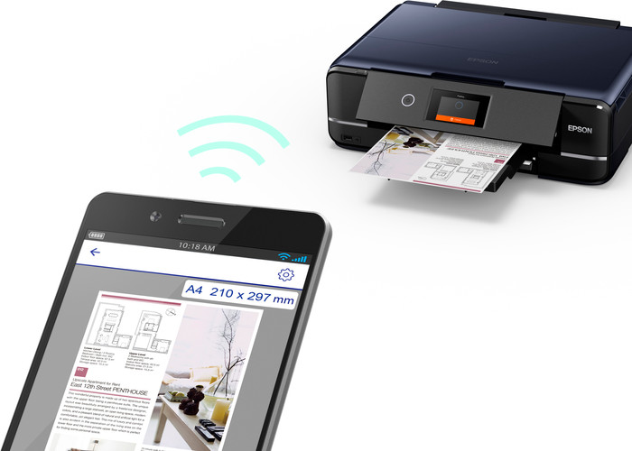 Epson Expression Photo XP-970 + 1 set extra XL cartridges detail