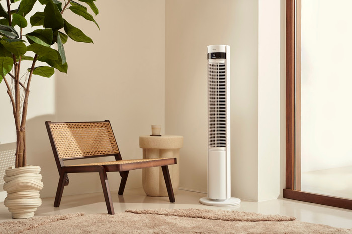 Duux Elevate Smart Wit product in gebruik