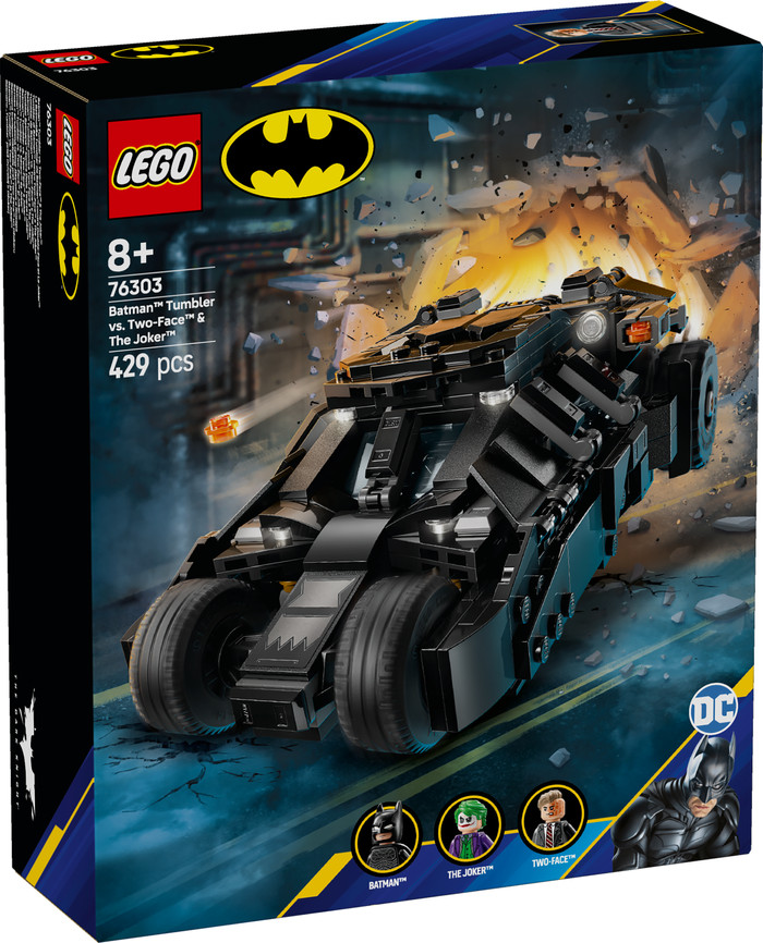 LEGO DC Batman Tumbler vs. Two-Face en The Joker 76303 verpakking