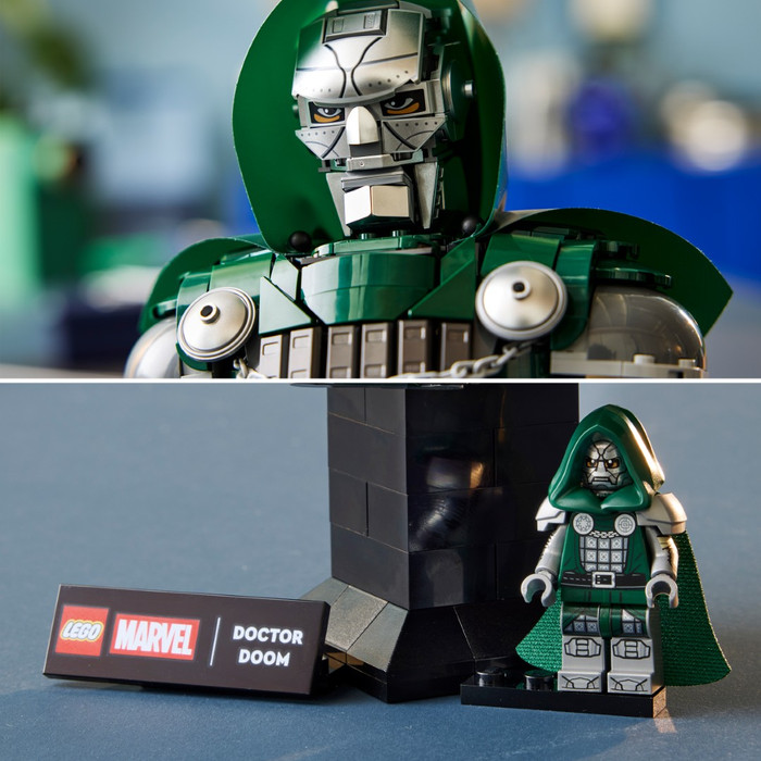 LEGO Marvel Doctor Doom Buste 76345 product in gebruik