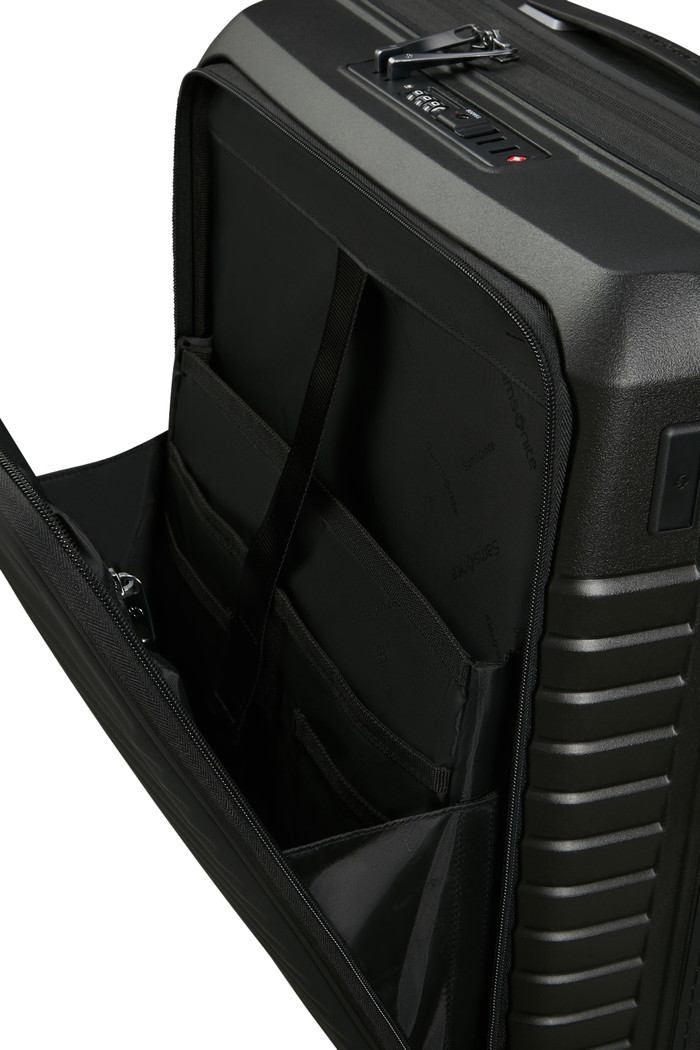 Samsonite Intuo Valise à 4 Roulettes Easy Access Expandable 55 cm Black intérieur