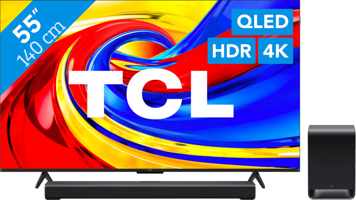 TCL QLED 55" P79L (2026) + TCL S60K Main Image