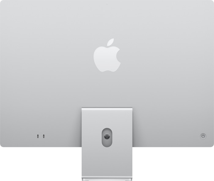Apple iMac M6 (10 CPU / 10 GPU) 16GB/256GB Zilver AZERTY achterkant