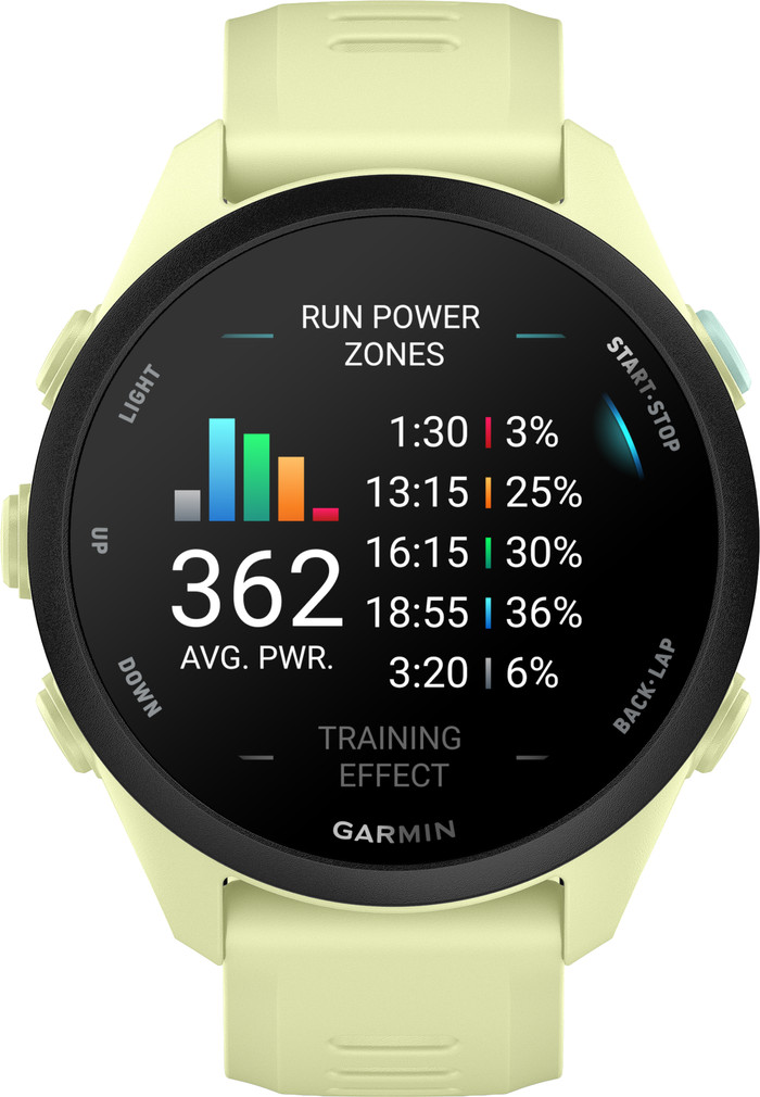 Garmin Forerunner 70 43 mm Geel voorkant