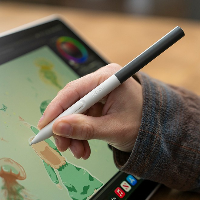 Wacom One 14 product in gebruik
