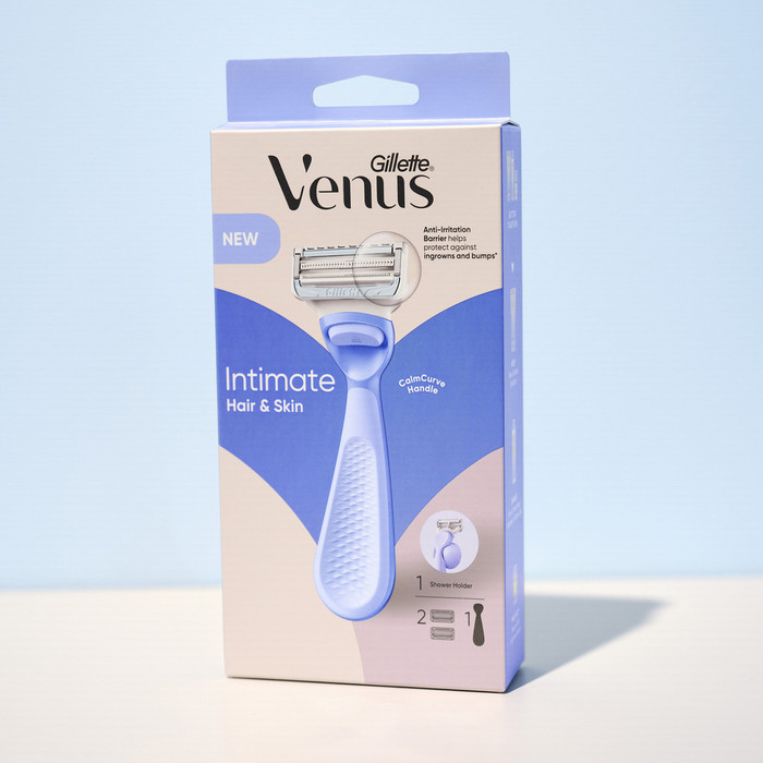 Gillette Venus Intimate + 5 Navulmesjes verpakking