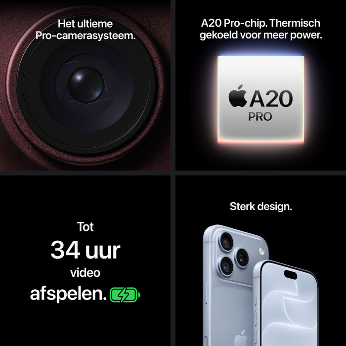 Apple iPhone 18 Pro 1TB Bordeaux Rood visual leverancier