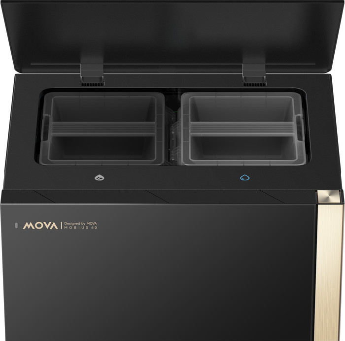 Mova V60 Mobius Zwart detail