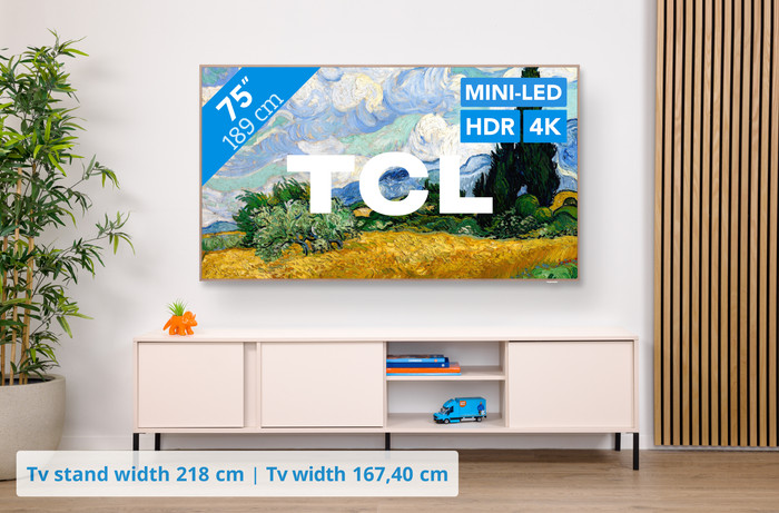 TCL QD Mini-LED 75 inches A400 Pro (2026) visual Coolblue 1
