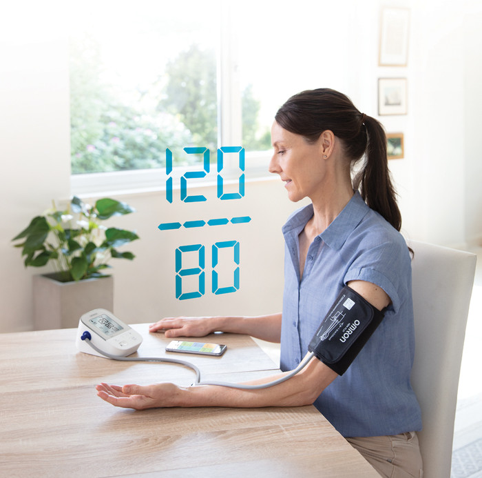 Omron X4 Smart product in use