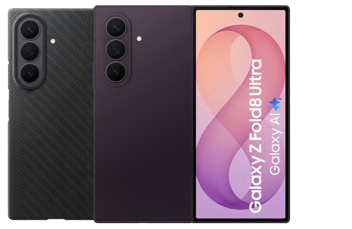 Samsung Galaxy Z Fold 8 Ultra 512GB Purple 5G + Carbon Back Cover with Magnet Black Main Image