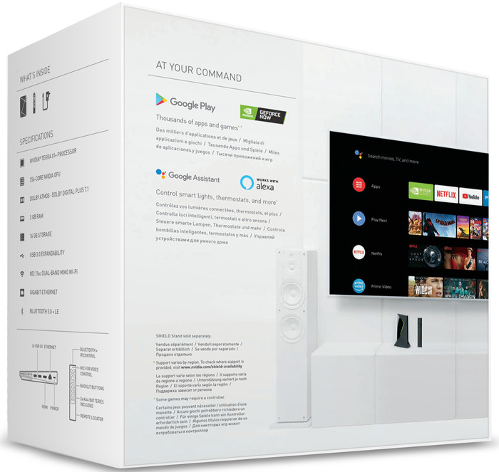 NVIDIA Shield TV Pro packaging
