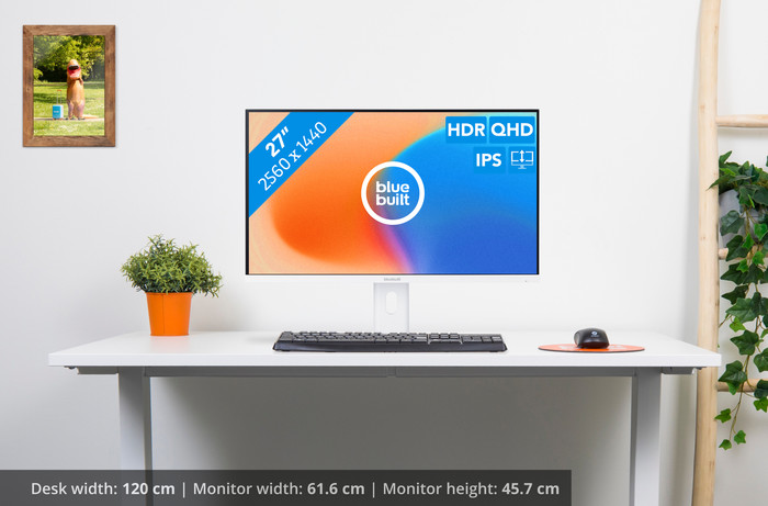 BlueBuilt 27 inches Quad HD Monitor visual Coolblue 1