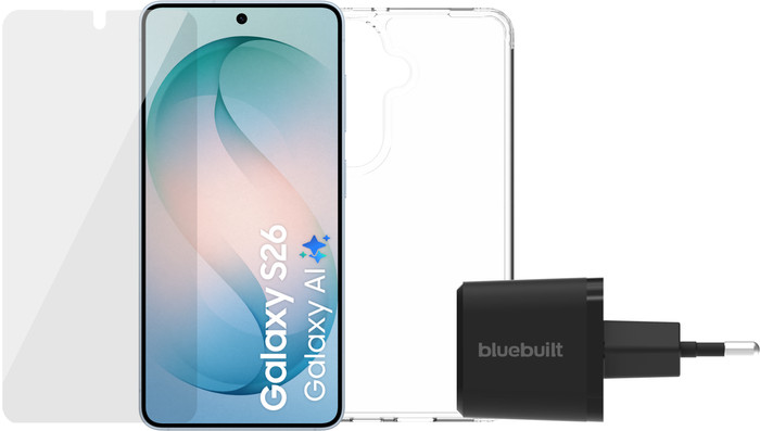 Samsung Galaxy S26 256GB Lichtblauw 5G + Compleet Accessoirepakket Main Image