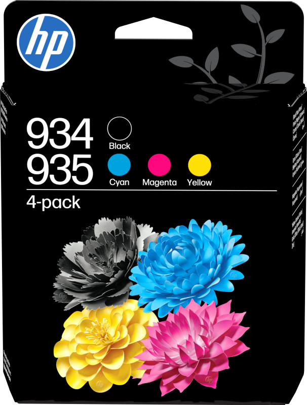 HP 934 Cartouche Noir + HP 935 Cartouches Pack Combiné Main Image