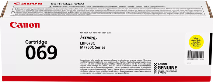 Canon 069H toner geel Main Image
