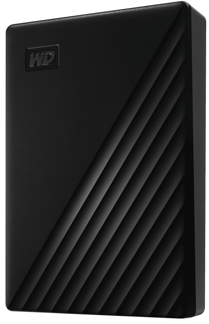 WD My Passport 5 To Noir côté droit
