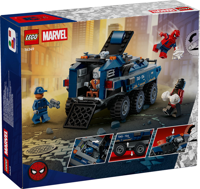 LEGO Marvel Spider-Man achtervolging van gevangenistransport 76349 verpakking