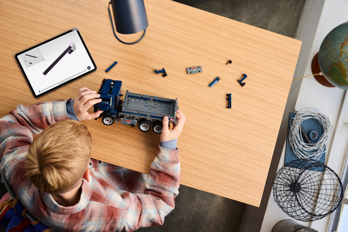 LEGO Technic Tipping Dump Truck 42203 product in use