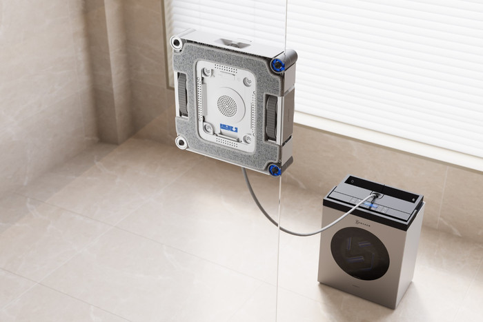 Ecovacs WINBOT W3 OMNI product in gebruik