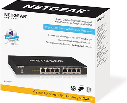 Netgear GS308PP packaging