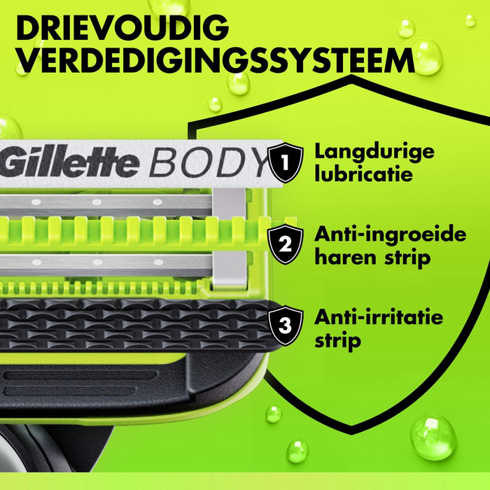 GilletteLabs Body Refill Blades (10 pieces) detail